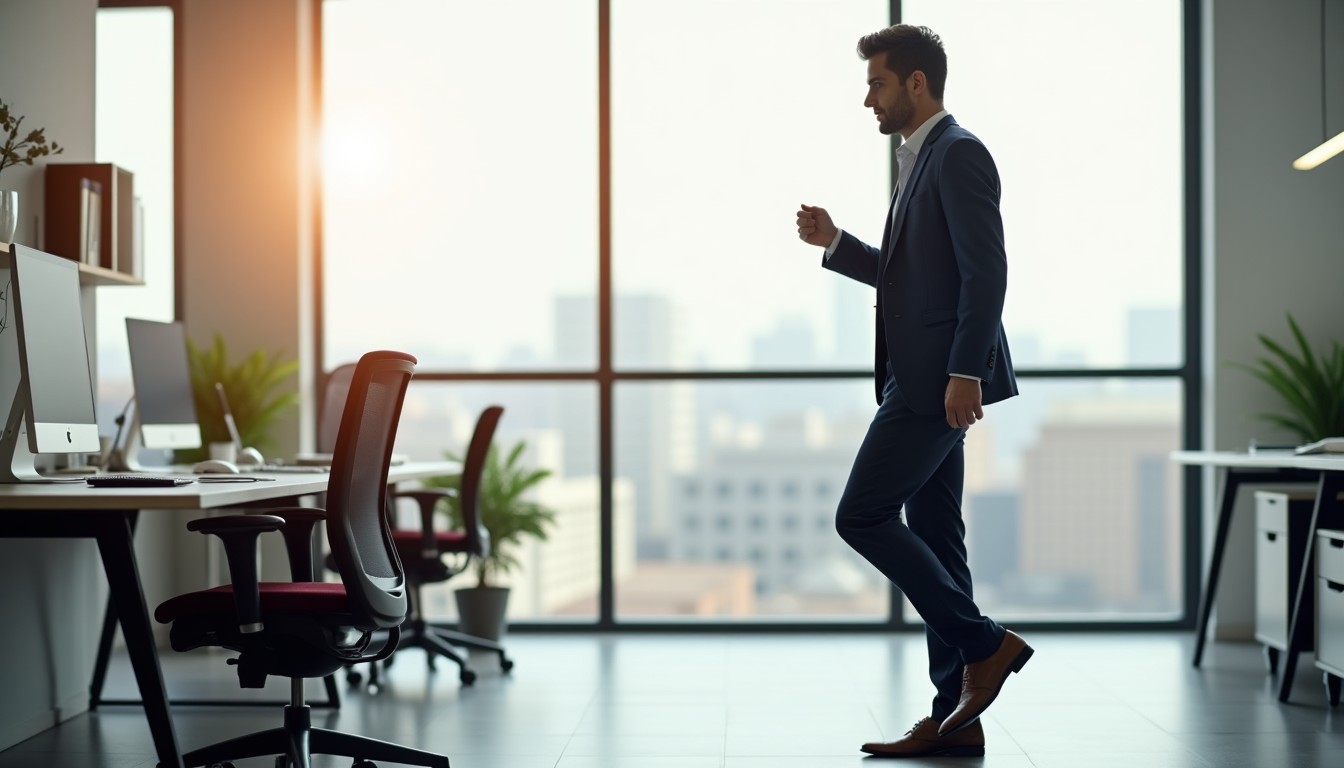 Réduire les difficultés à marcher après position assise au travail